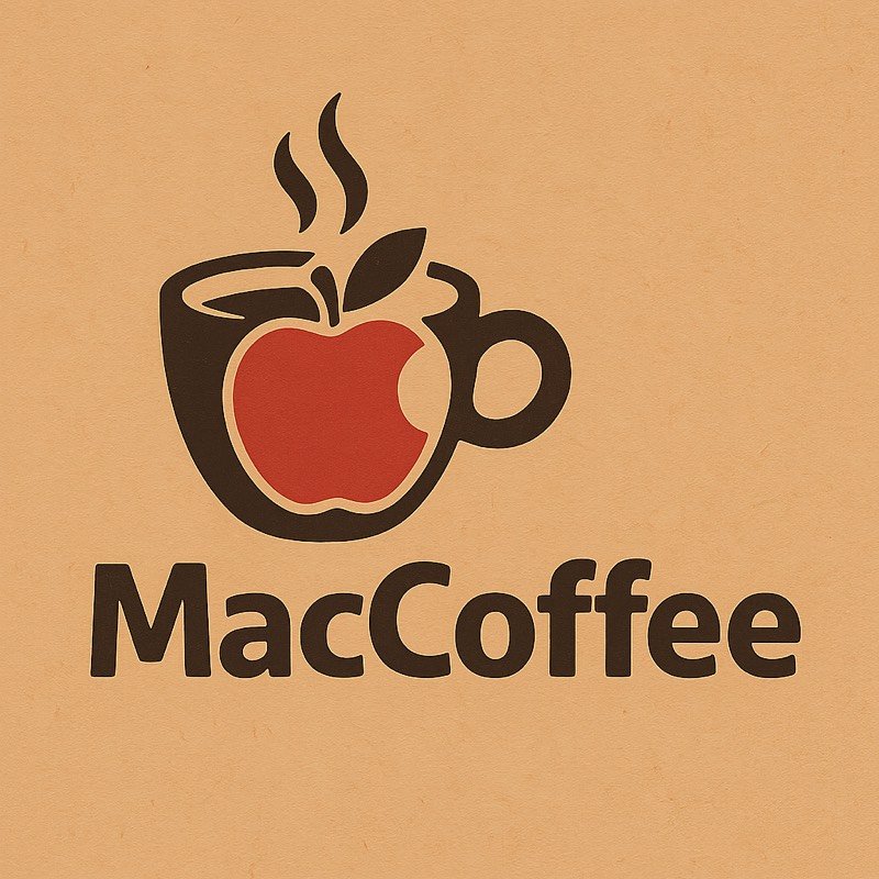 Logo MacCoffee, l’enseigne fictive du projet